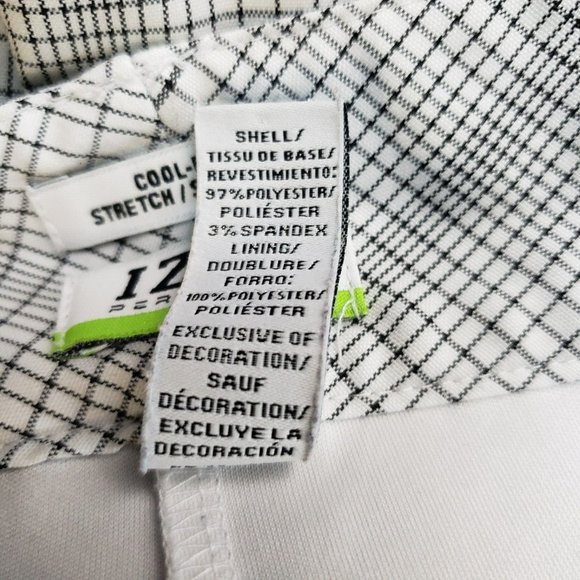 Izod Womens Cool-FX Skort Sz 16 White Black Pockets - Picture 4 of 4